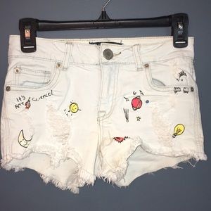 Vintage Graphic Jean Shorts
